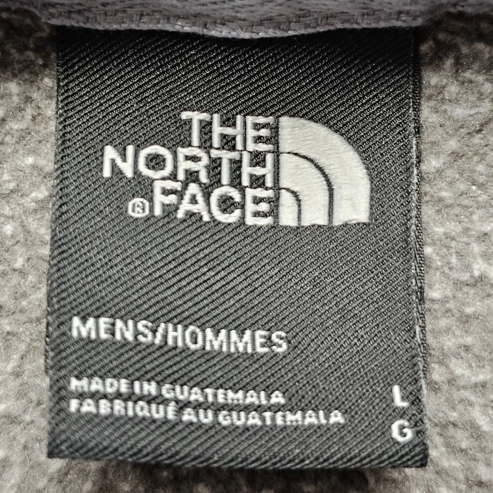 The North Face Never Stop Exploring Hoodie Mens Large Gray Fleece Lined Pullover